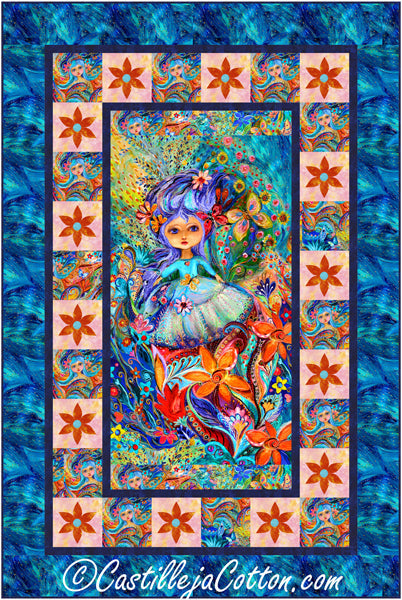 Handmade Quilt Fairies Floral 2024 47