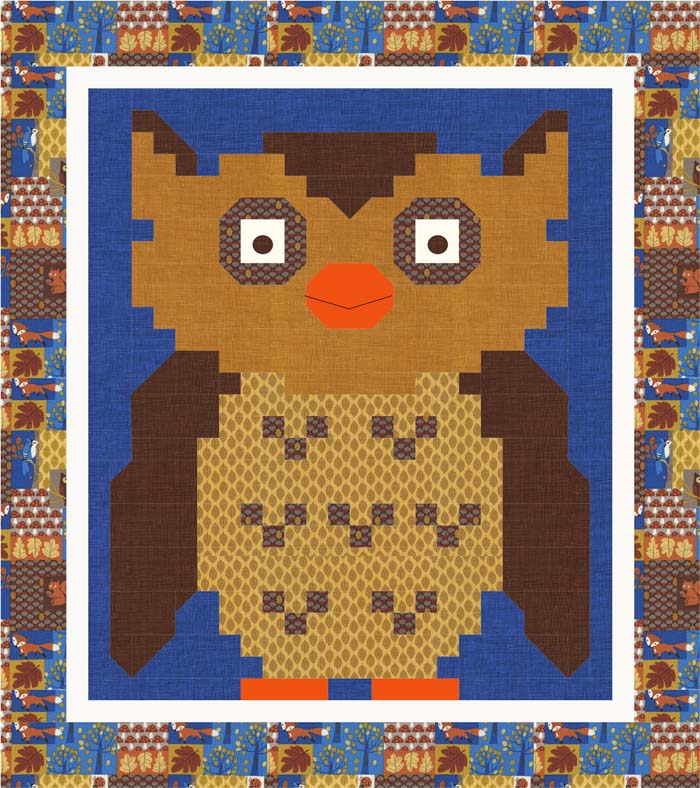 Owl Quilt Pattern CQ-028 - Paper Pattern