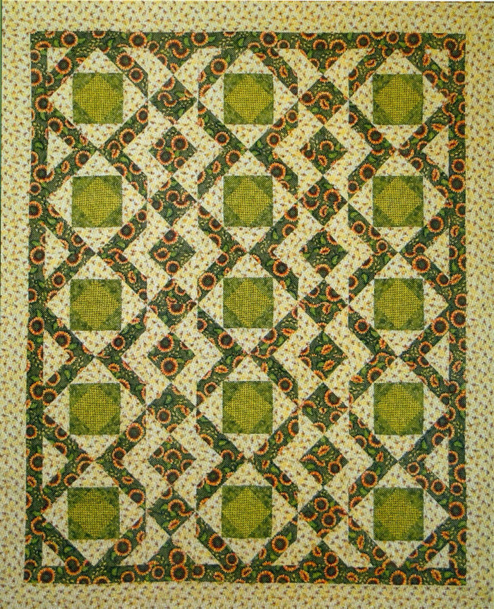 Crisscross Quilt Pattern CTG-027 - Paper Pattern
