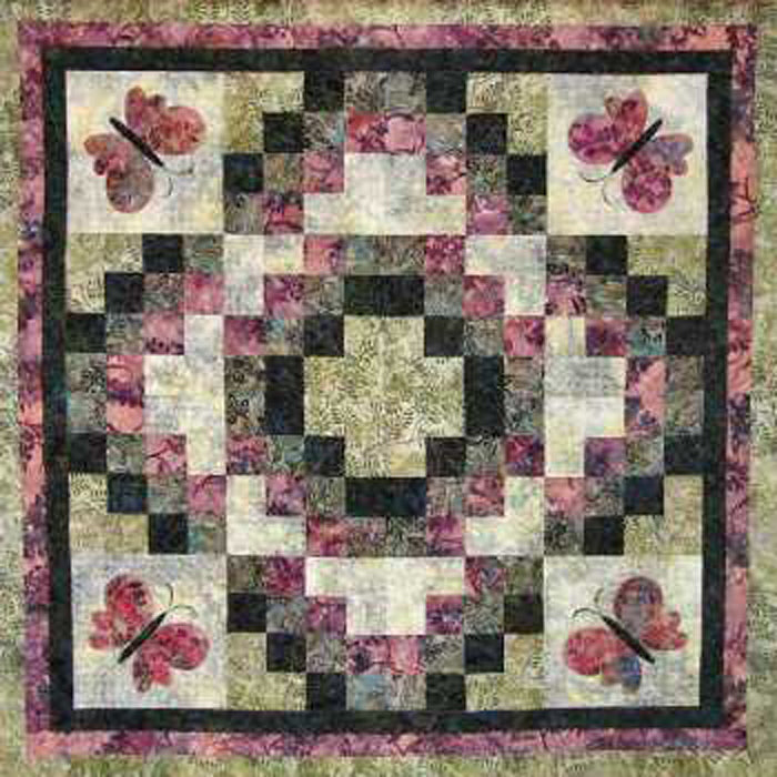 Radiant Butterfly Quilt CTG-091e - Downloadable Pattern