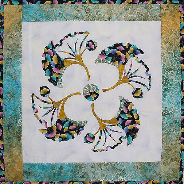 Dancing Gingkos Quilt Pattern GGA-119 - Paper Pattern