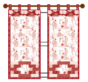 Geisha Garden Quilt Set GTD-109e - Downloadable Pattern