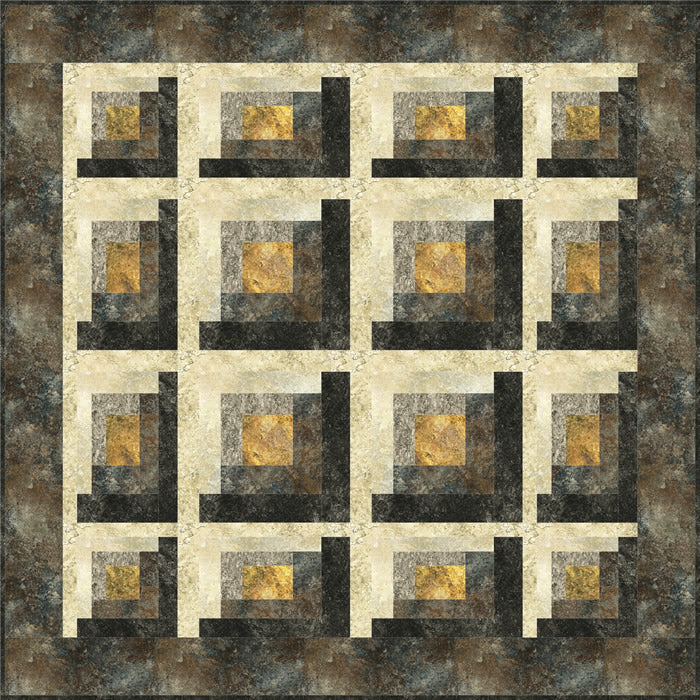 Blue-By-You Quilt & Curtain Set GTD-113e - Downloadable Pattern