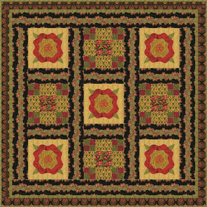 A Stroll Through the Park Quilt GTD-117e - Downloadable Pattern