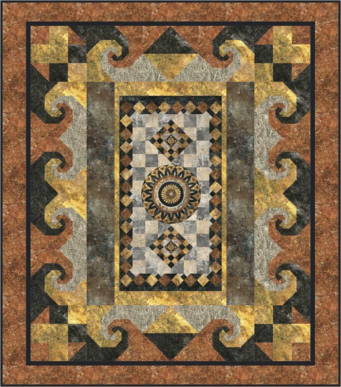 Pick-A-Panel Quilt GTD-120e - Downloadable Pattern