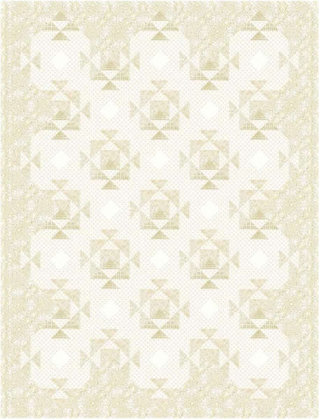 White Lace & Promises Quilt Pattern PC-140 - Paper Pattern