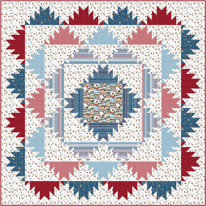 Skier's Paradise Quilt Pattern PC-162 - Paper Pattern