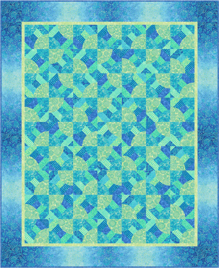 Tipsy Turvy Quilt Pattern PC-168 - Paper Pattern
