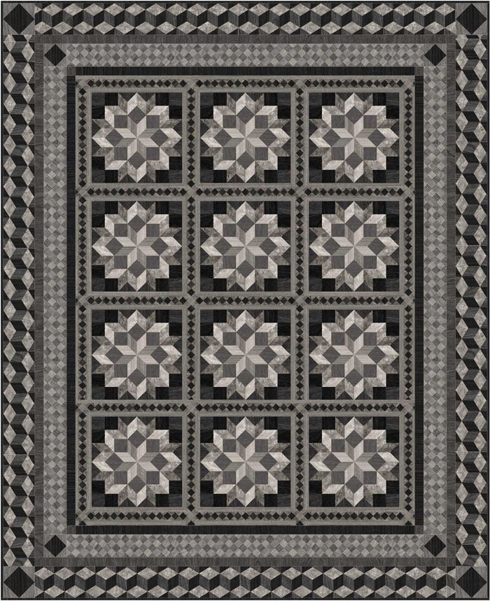Inlaid Quilt Pattern PC-174 - Paper Pattern