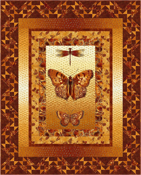 On Golden Wings Quilt Pattern PC-206 - Paper Pattern