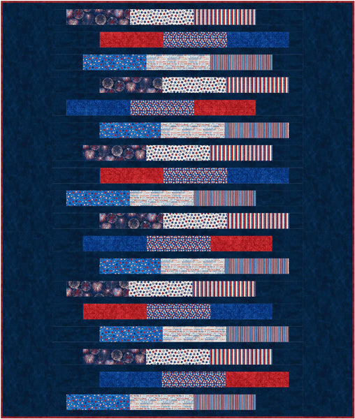 Stacked Quilt Pattern PC-264 - Paper Pattern