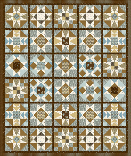 Marshmallow Marble Fudge Quilt Pattern PS-1027 - Paper Pattern