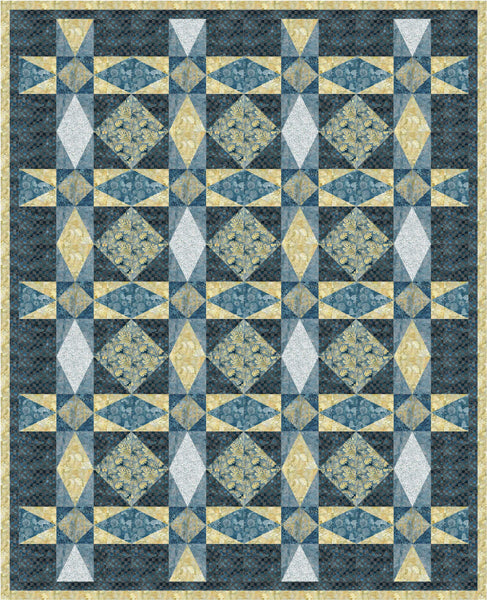 Denim Daze Quilt PS-1034e - Downloadable Pattern