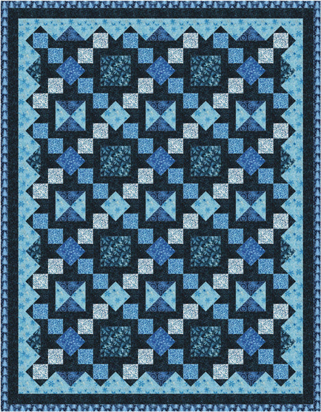 Cobalt Classic Quilt Pattern PS-1035 - Paper Pattern