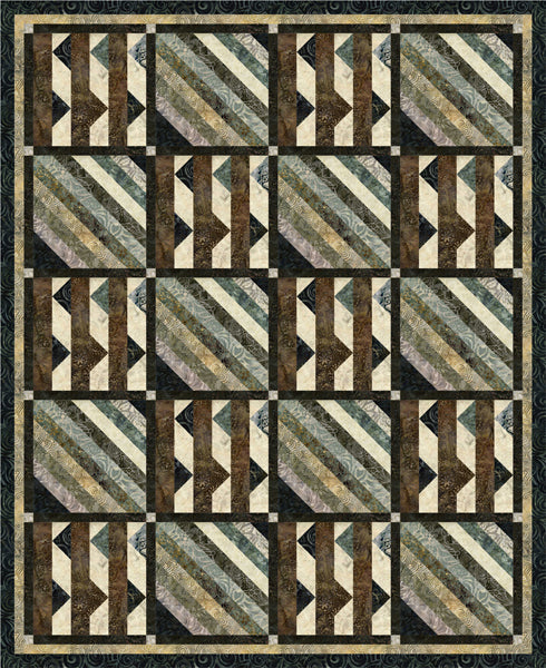 Sticks and Stripes Quilt PS-1049e - Downloadable Pattern