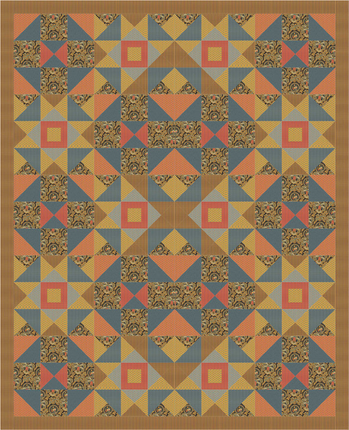 Dodging Corners Quilt PS-947e - Downloadable Pattern