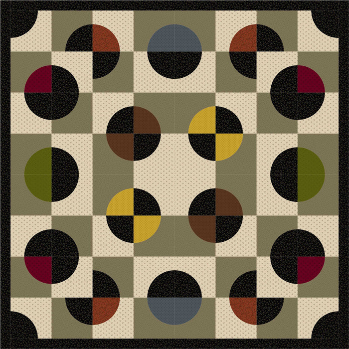 Coin Toss Quilt Pattern PS-970 - Paper Pattern