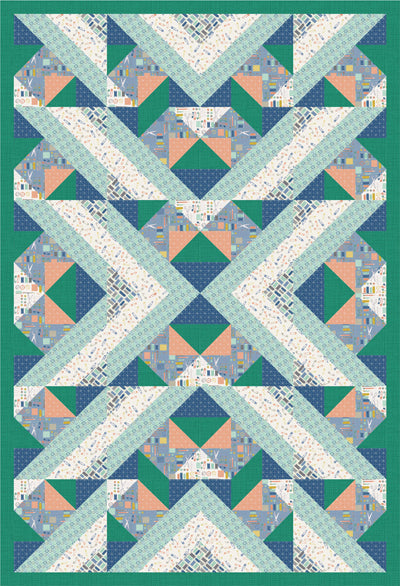 Teal a Point is Made Quilt PS-973e - Downloadable Pattern