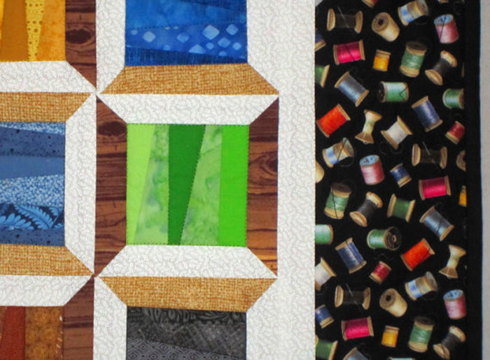 Cotton and Wood Quilt QBE-103e - Downloadable Pattern