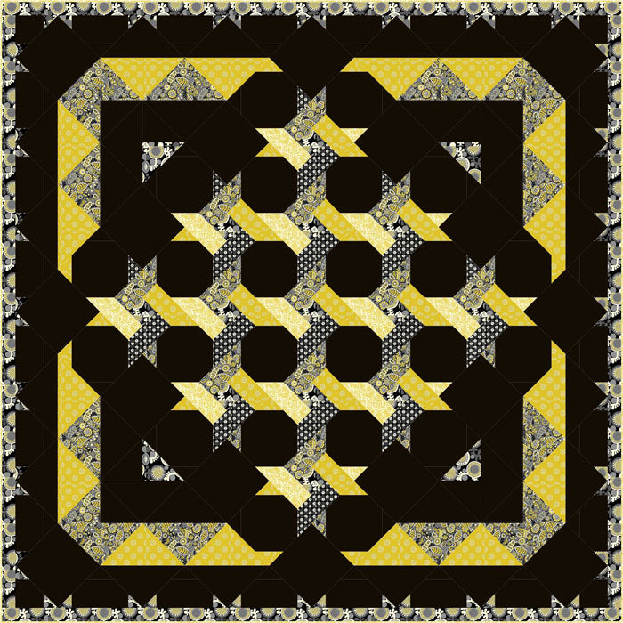 Frolic Quilt Pattern QN-040 - Paper Pattern