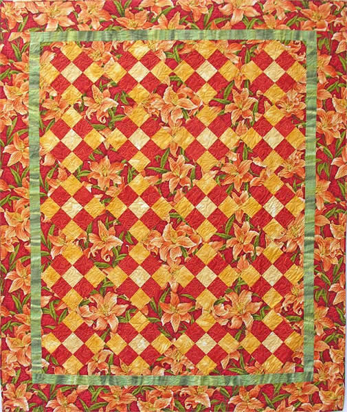 Irish Reel Quilt Pattern - Straight to the Point Series QW-07 - Paper Pattern