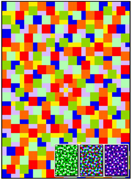 Random Blocks Quilt RMT-0009e - Downloadable Pattern