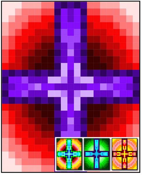 Bullseye Cross Quilt RMT-0058e - Downloadable Pattern