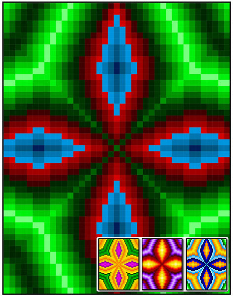 Compass Arrowheads Quilt RMT-0067e - Downloadable Pattern