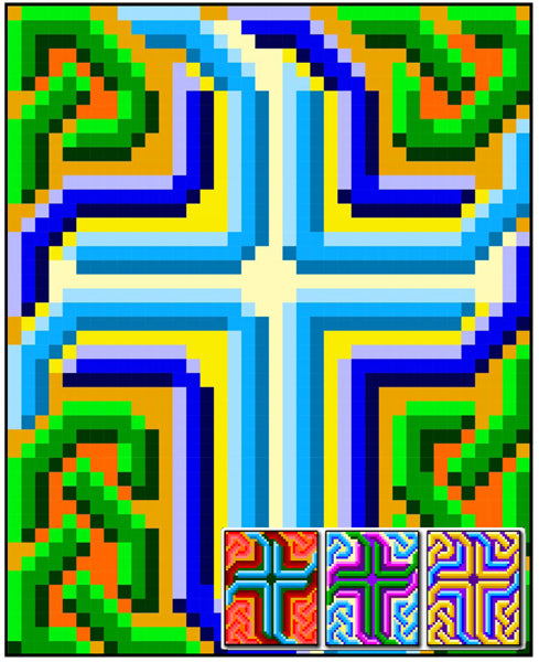 Celtic Cross 10 Quilt RMT-0089e - Downloadable Pattern