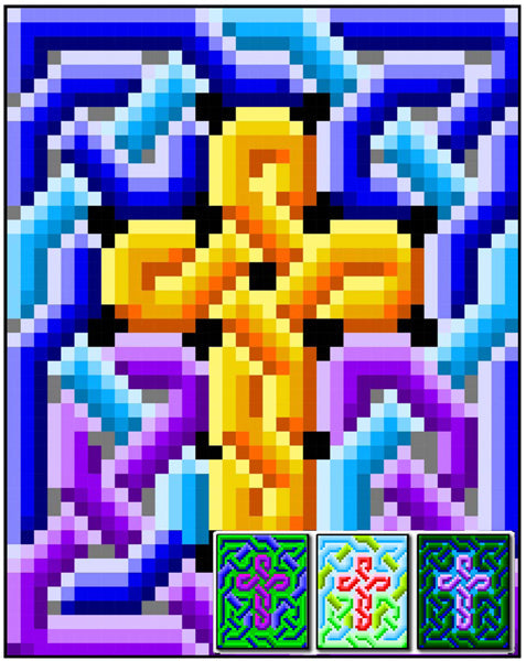 Celtic Cross 15 Quilt RMT-0095e - Downloadable Pattern