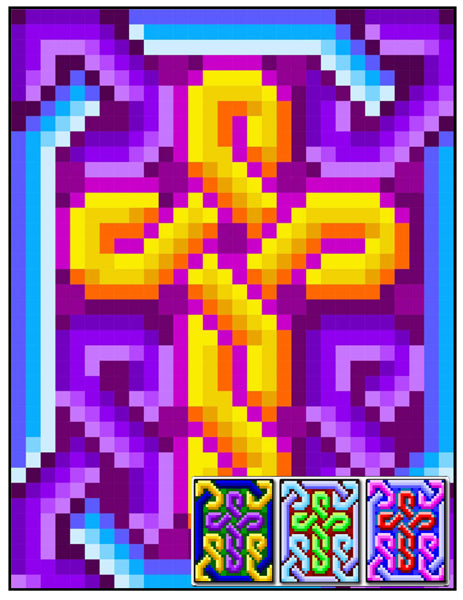 Celtic Cross 16 Quilt RMT-0101e - Downloadable Pattern