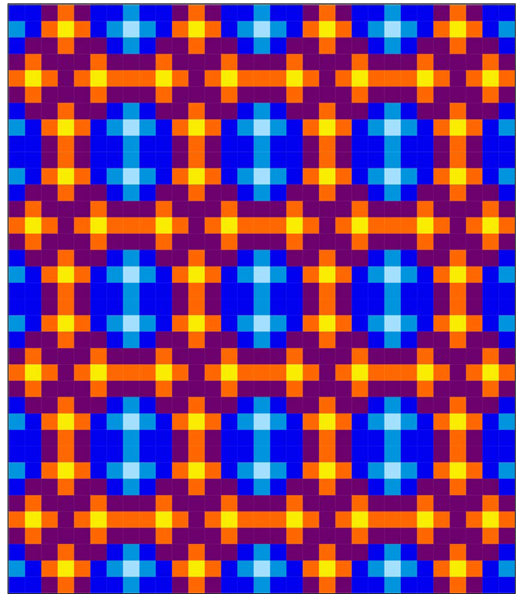 Patchwork Design 01 Quilt RMT-0166e - Downloadable Pattern