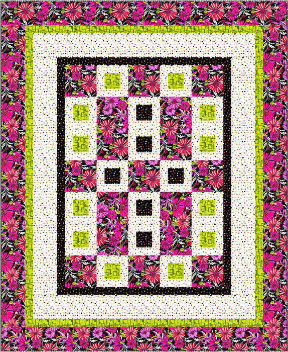 Hannah's Garden Quilt Pattern SM-149 - Paper Pattern