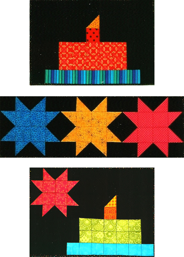 "Let's Party" Placemats and Table Topper Quilt Pattern SP-111 - Paper Pattern