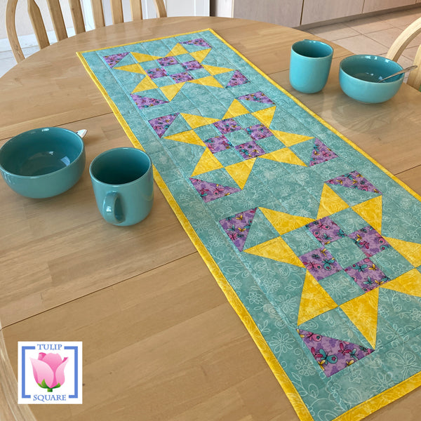 X Marks the Spot Table Runner Pattern TS-595 - Paper Pattern