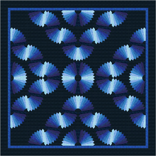 Sapphire Nights Quilt TTQ-110e - Downloadable Pattern