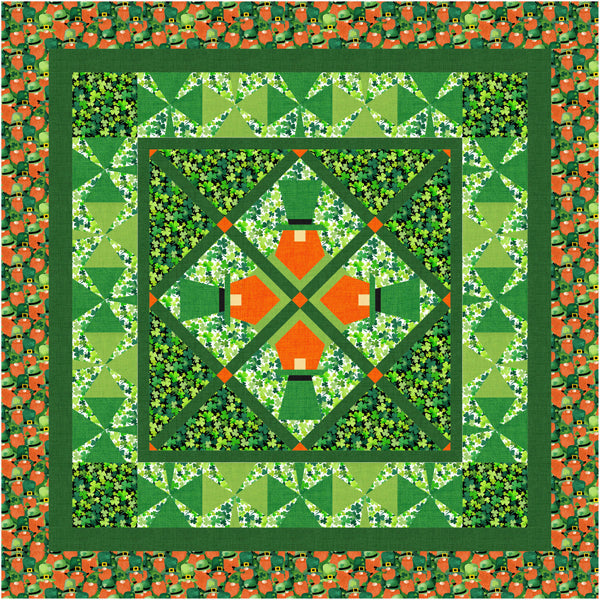 Luck of the Irish Quilt Pattern TTQ-130 - Paper Pattern