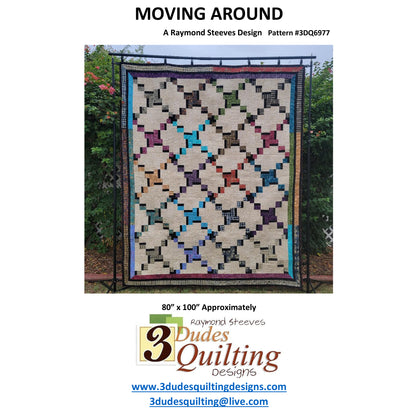 Moving Around Quilt Pattern 3DQ-6977w - Wholesale Product