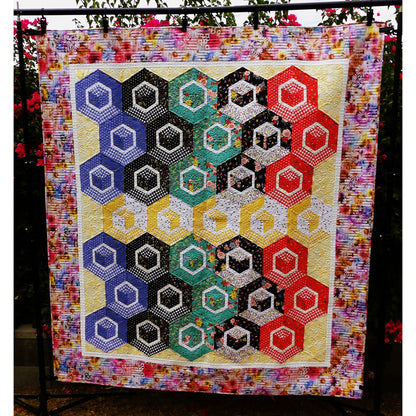 3-D Tumbling Flowers Quilt Pattern 3DQ-6979w - Wholesale Product