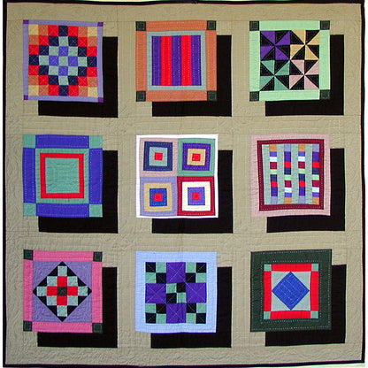 Floating Amish Quilt Pattern AA-06 - Paper Pattern