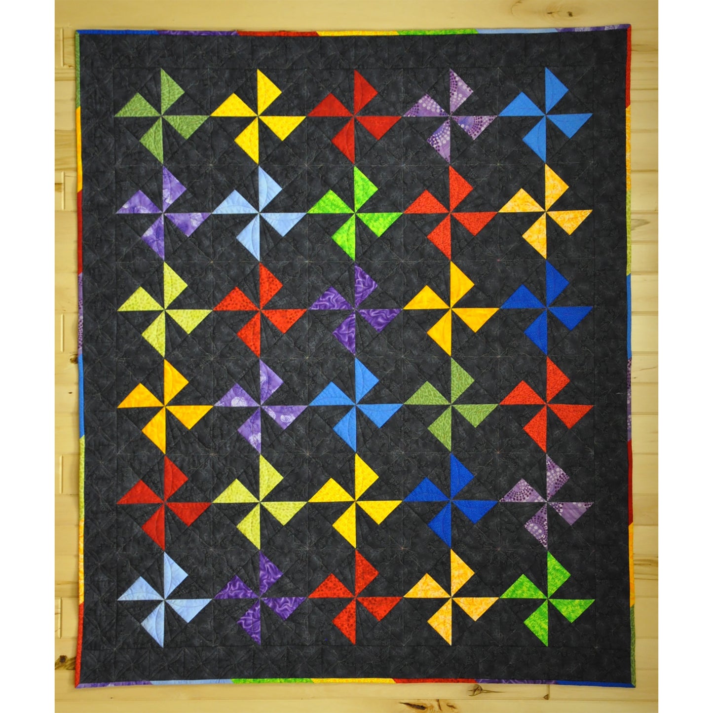 Pinwheels Quilt ABL-1101e - Downloadable Pattern