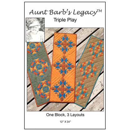 Triple Play Quilt Pattern ABL-302 - Paper Pattern