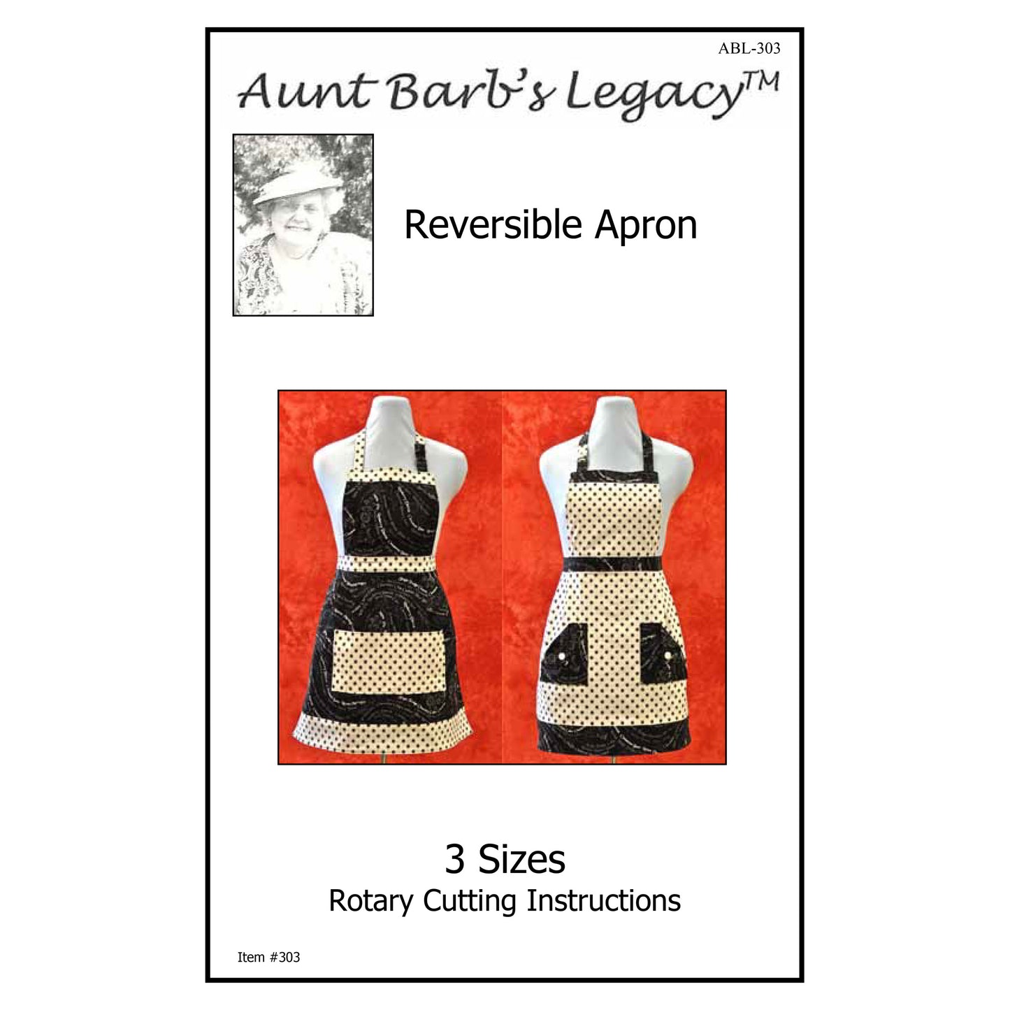 Reversible Apron Pattern ABL-303 - Paper Pattern