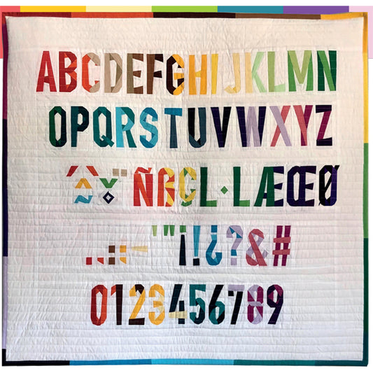 Modern International Alphabet AC-002ENe - Downloadable Pattern