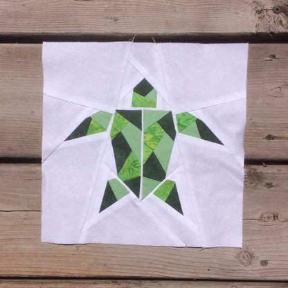 Turtle - Origami Animals Collection Block Pattern AC-007ENe - Downloadable Pattern