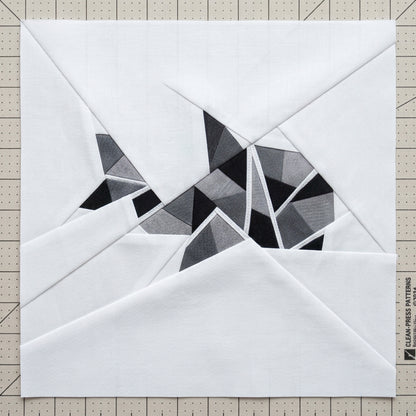 Whale - Origami Animals Collection Block Pattern AC-009ENe - Downloadable Pattern