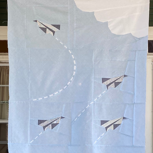 Flying My Way Quilt AC-019ENe - Downloadable Pattern