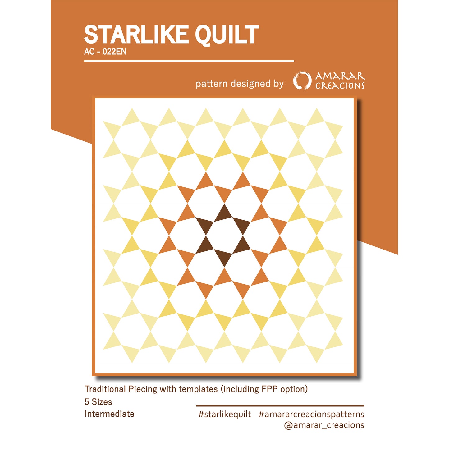 Starlike Quilt AC-022ENe - Downloadable Pattern