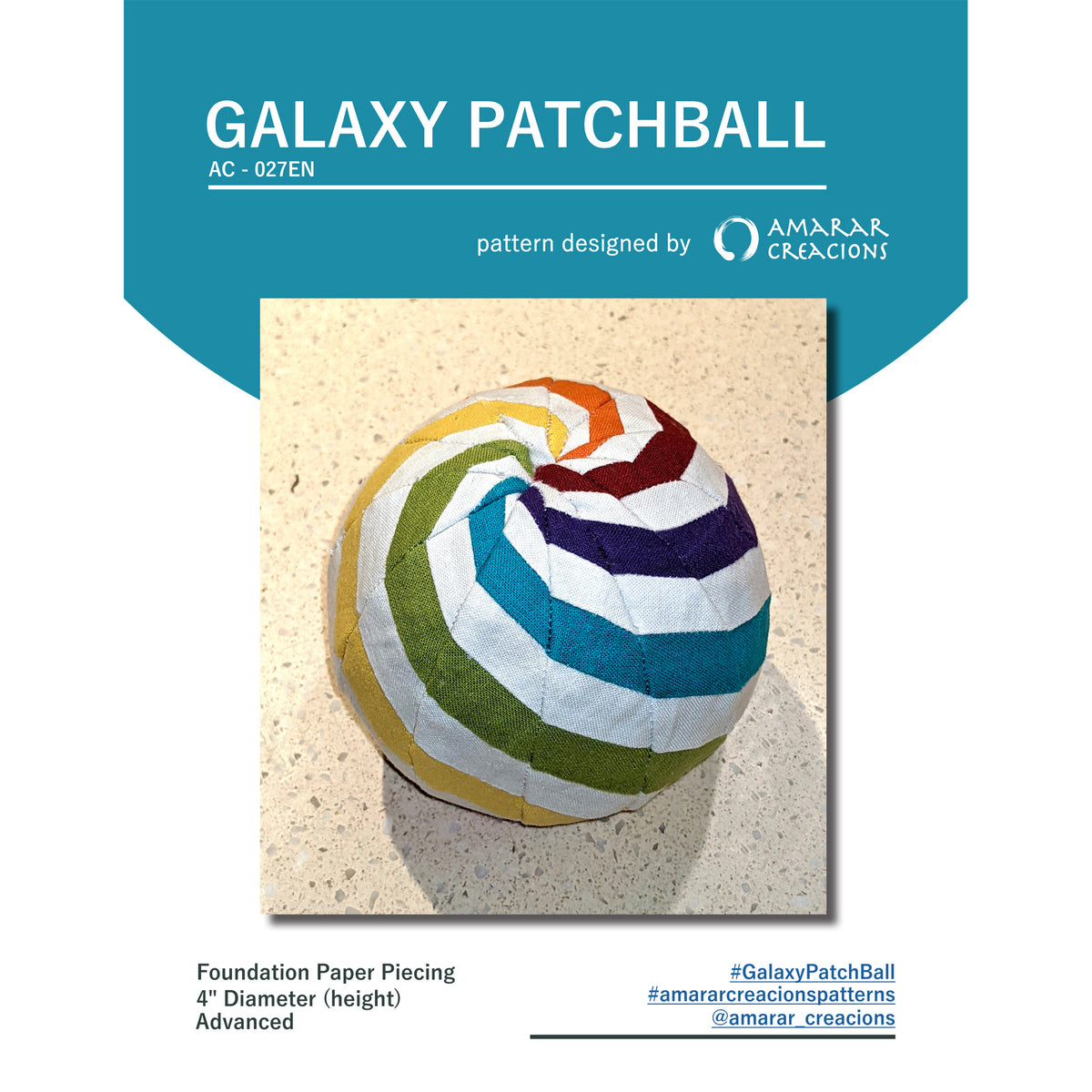 Galaxy Patchball AC-027ENe - Downloadable Pattern