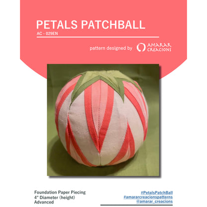 Petals Patchball AC-029ENe - Downloadable Pattern